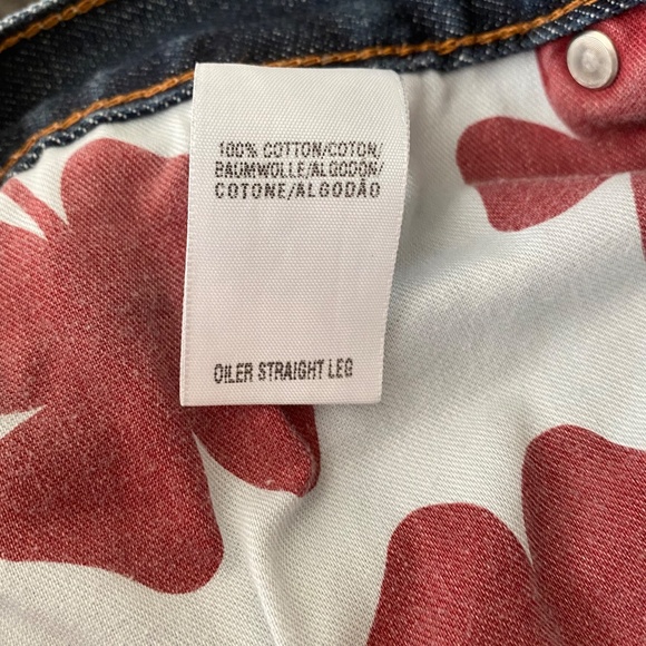 Lucky Brand Men's Oiler Straight Leg Jeans 36/L Size 36 waist 35 inseam - Picture 7 of 7